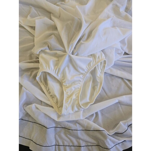 Curtain Call Dance Costume Dress Womens Size ASM Small Black Velvet With White - Picture 9 of 11